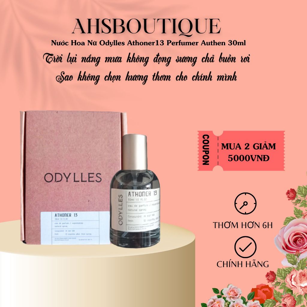 Nước Hoa Nữ Odylles Athoner 13 Perfumer Authen 30ml