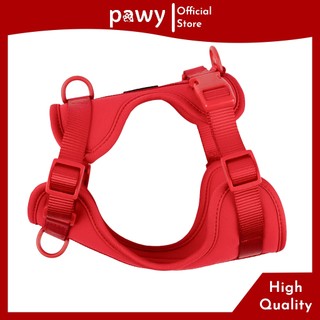 Yếm Dắt Cho Chó Pawy - Flexiwear - Màu Đỏ - Dog No Pull Harness - Yếm cho mèo