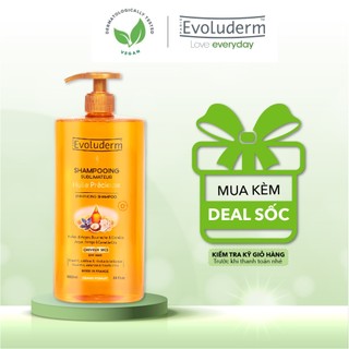 Dầu gội dành cho tóc khô Evoluderm Shampoing Sublimateur Huile Précieuse 1000ml (15259)