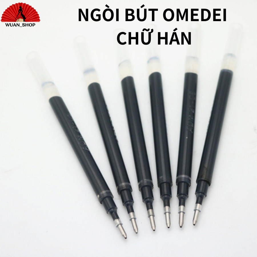 ODEMEI ngòi bút, viết tiếng trung 0.5mm 0.7mm 1.0mm, bút gel viết tiếng trung luyện chữ Hán siêu đẹp