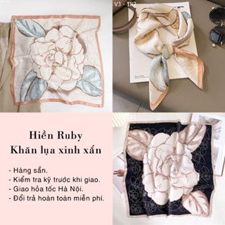  KHĂN LỤA VUÔNG 70x70 MỀM MẠI QUÀNG CỔ BĂNG ĐÔ TẾT TÓC ... MÃ SỐ V3 - 181,182 - 