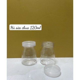 Hủ nhựa pet trong 120ml nắp trong