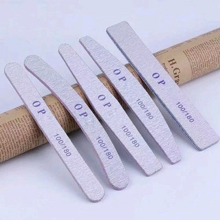 Dũa opi loại dầy 100/180, dũa nail, dũa móng tay hàng loại 1 nail móng 34
