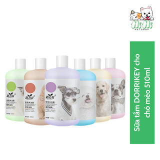 Sữa tắm Dorrikey 510ml cho chó mèo nhiều loại - HiHi Pet Shop
