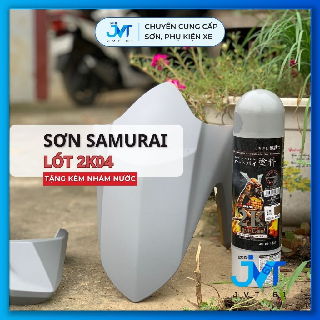 Sơn xịt lót Samurai 2K04 với 2 thành phần, tăng độ bền bề mặt
