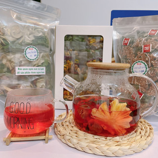 Trà detox: mix trái cây điện biên & hoa lá vườn nhà