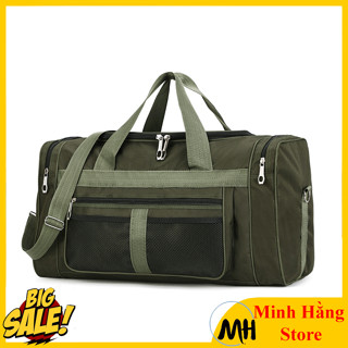  Túi trống xách tay đeo chéo sức chứa lớn chống thấm nước thời trang cho nam nữ đựng hành lý dáng thể thao 