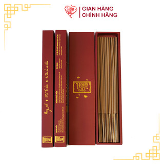Combo 2 Hộp Nhang Trầm Hương Cao Cấp Huệ An - Hương Thơm Đặc Biệt và Tinh Tế (38cm/50 Cây/Hộp)