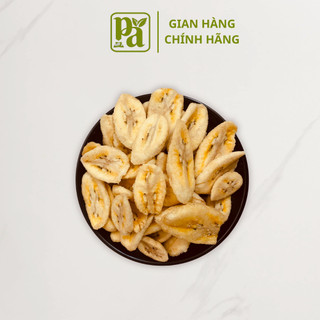 Chuối sấy giòn Phú An Healthy Foods túi 500g món ăn vặt ngon, chuối sấy nguyên chất