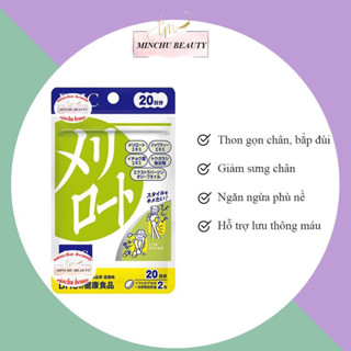 Viên uống giảm cân, giảm mỡ đùi, thon chân DHC Melilot Nhật Bản 20 Ngày (40 Viên)