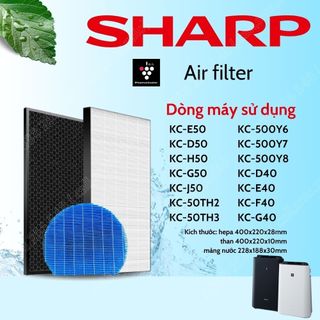 Màng lọc không khí sharp tháp 50 kc-e50,kc-d50,kc-h50,kc-g50,kc -j50,kc-50th2,kc-50th3,500y6,500y7,500y8,..