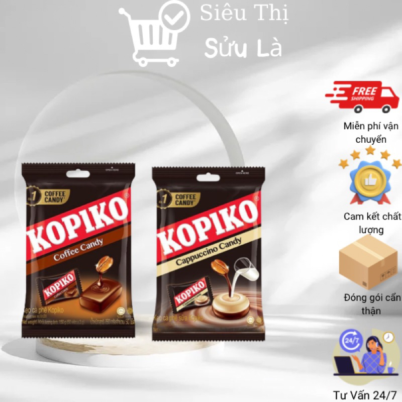 Kẹo cà phê Kopiko Coffee Bịch 140g