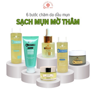 Bộ Tri Mụn ẩn ,Mụn đầu đen,Mụn thâm Doctor Care ( serum+kem+tonner+tay trang+mặt nạ+ sửa rửa mặt)