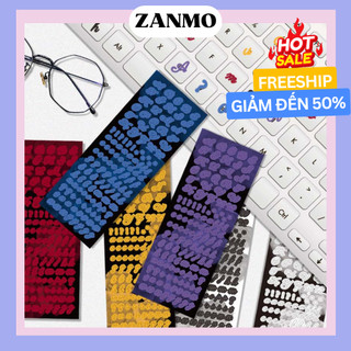 Zanmo tấm hình dán sticker dải ruy băng decor toploader