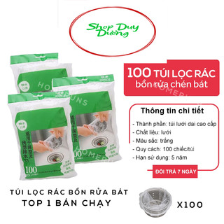 Túi lọc rác bồn rửa chén bát, túi lưới lọc rác chậu rửa bát