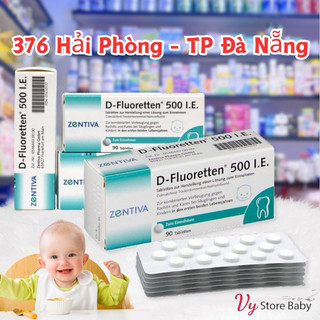 Vitamin D-Fluoretten 500IE dạng viên Đức hộp 90 viên