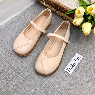 Giày nữ đế đốc vá mũi chất da mềm bản xịn da thật siêu mềm ta18