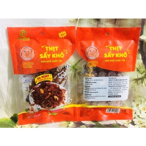 Khô heo cháy tỏi HAPUFOOD 25g - thơm ngon chuẩn vị