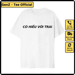 Áo thun CÓ HIẾU VỚI TRAI mặc phong cách trẻ trung năng động, nam nữ mặc form cực đẹp
