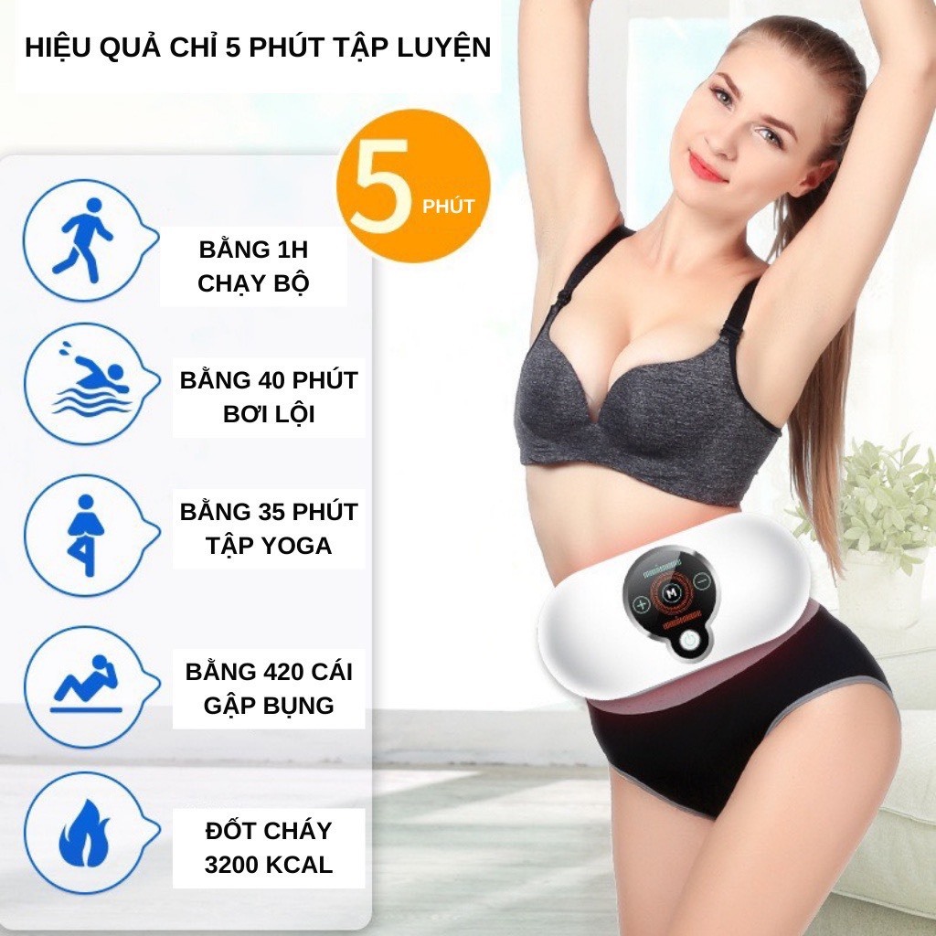 Máy MASSAGE GIẢM MỠ BỤNG Smart Fat Removal Machine - Máy rung giảm mỡ toàn thân hiệu quả