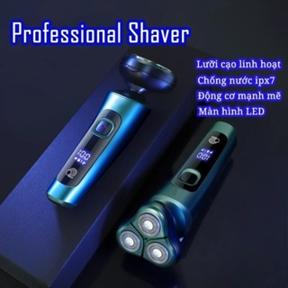 Máy Cạo Râu Cao Cấp 9D Shaver Màn Hình LED - Tặng Kèm 6 Phụ Kiện MCR02