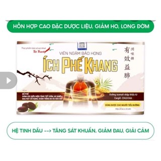 Viên ngậm Ích Phế Khang ( Mua 20 gói tặng 1 gói ngậm Ích Phế Khang)
