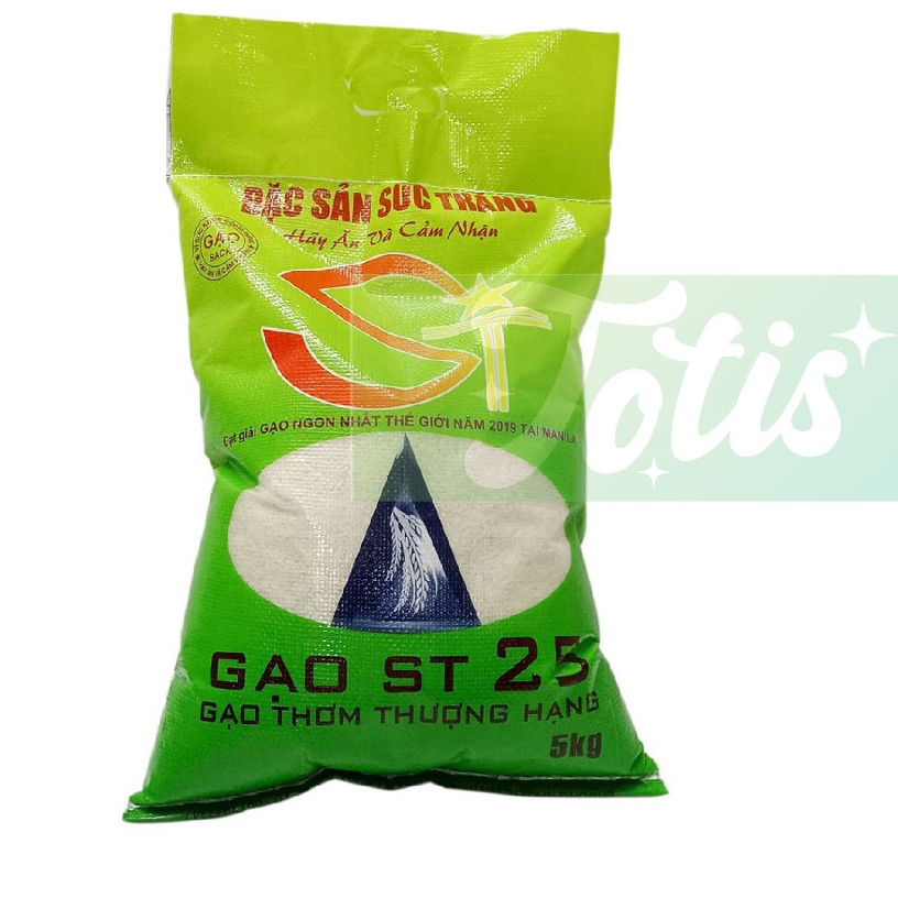 Gạo ST25, Gạo thơm, dẻo mềm, gạo ngon nhất thế giới bao 5kg | BigBuy360 - bigbuy360.vn