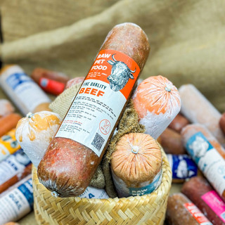   Hỏa Tốc  Thức Ăn Chó Mèo - Combo 5 Raw 400g - Thịt Xay Rau Củ Tươi 