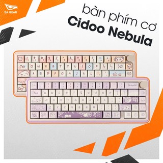  Bàn Phím Cơ Cidoo Nebula  Chính hãng 3 modes RGB  - EA Gear 