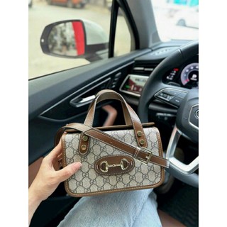 Túi Quai Xách Hoạ Tiết Size 23 Kèm quai đeo chéo Fullbox