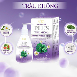 Dung Dịch Vệ Sinh Phụ Nữ Trầu Không 150ml