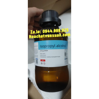 Chất Isopropyl alcohol IPA 2-propanol 99.7% C3H8O chai 500ml Xilong CAS 67-63-0