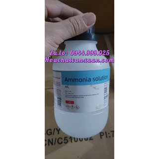 NH3 amoniac NH4OH chai 500ml CAS 1337-21-6 ammonia solution