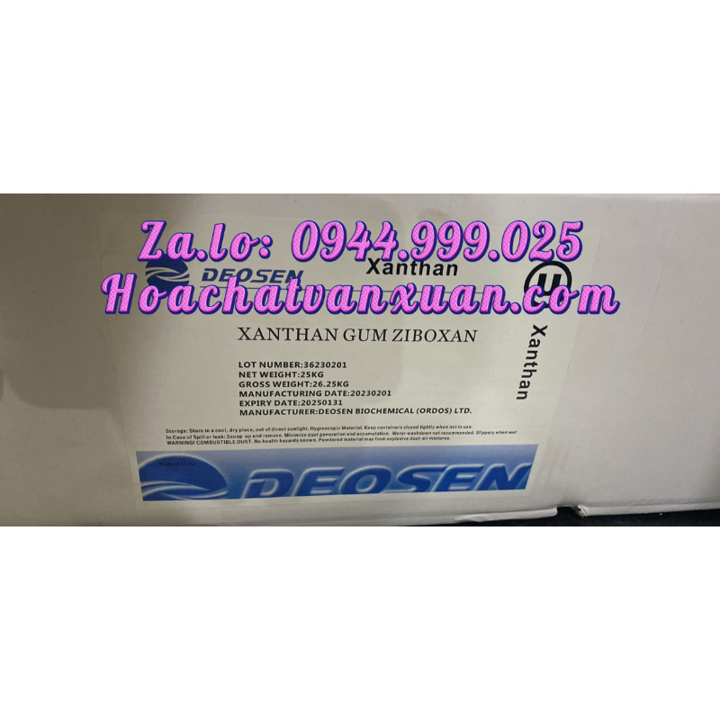 Chất làm đặc xanthan gum 500g xanthangum phụ gia thực phẩm