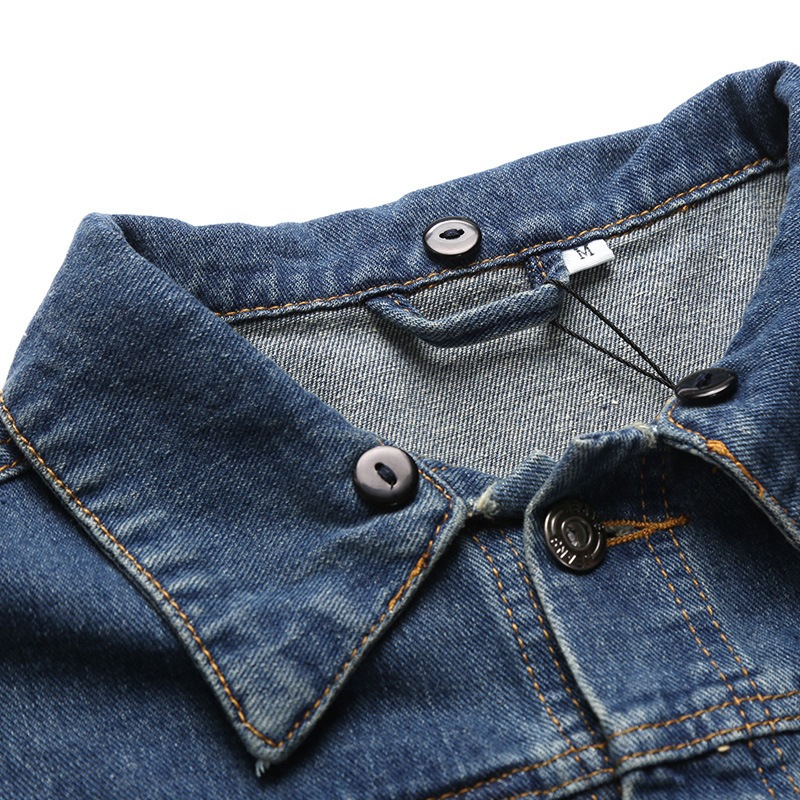 Áo khoác Jeans Nam Gile Không Tay, Trẻ trung và Cá tính phù hợp phối đồ mặc Dạo phố & Du lịch, vải Denim dày co dãn