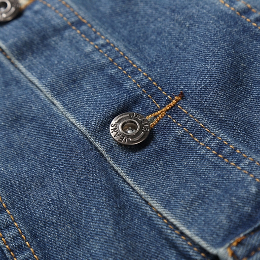 Áo khoác Jeans Nam Gile Không Tay, Trẻ trung và Cá tính phù hợp phối đồ mặc Dạo phố & Du lịch, vải Denim dày co dãn