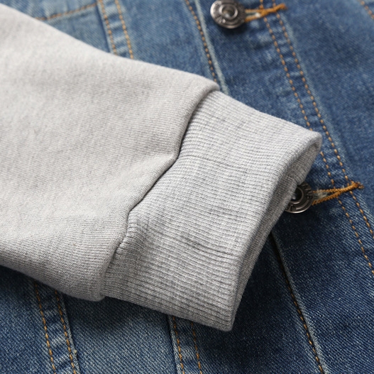 Áo khoác Jeans Nam Gile Không Tay, Trẻ trung và Cá tính phù hợp phối đồ mặc Dạo phố & Du lịch, vải Denim dày co dãn