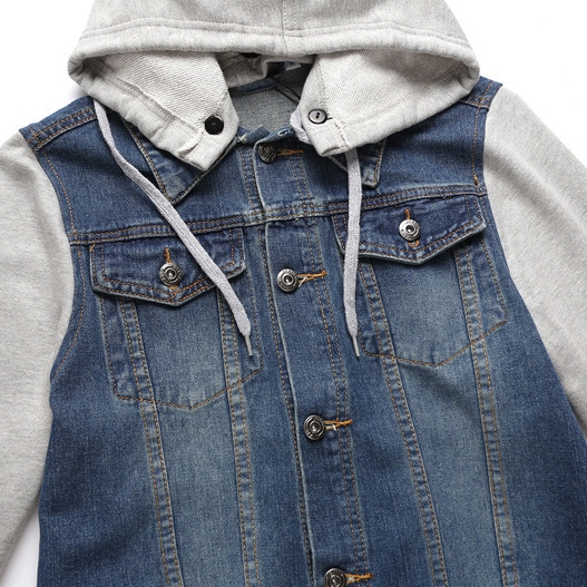 Áo khoác Jeans Nam Gile Không Tay, Trẻ trung và Cá tính phù hợp phối đồ mặc Dạo phố & Du lịch, vải Denim dày co dãn