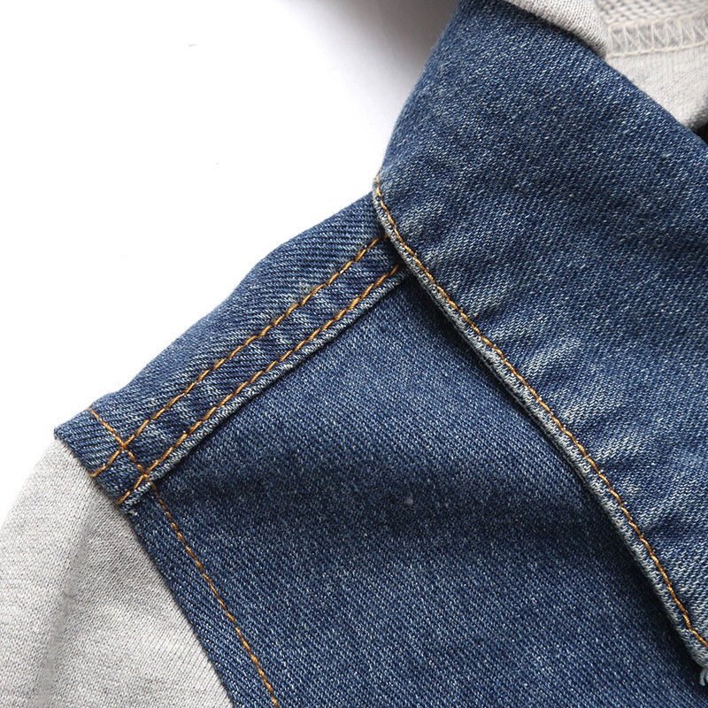 Áo khoác Jeans Nam Gile Không Tay, Trẻ trung và Cá tính phù hợp phối đồ mặc Dạo phố & Du lịch, vải Denim dày co dãn