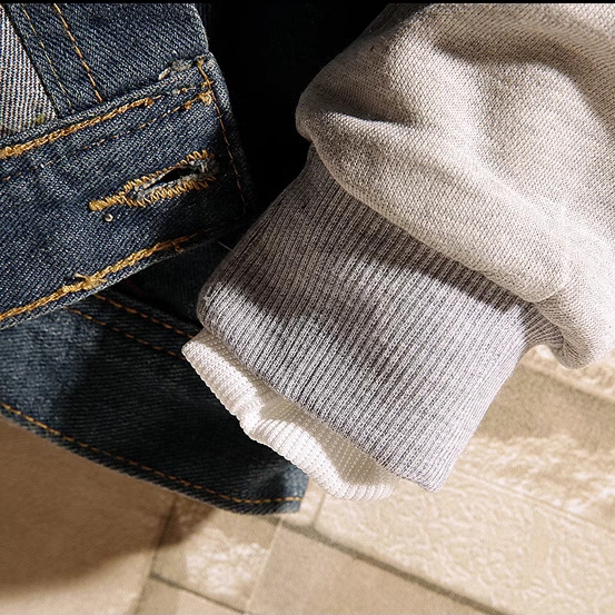 Áo khoác Jeans Nam Gile Không Tay, Trẻ trung và Cá tính phù hợp phối đồ mặc Dạo phố & Du lịch, vải Denim dày co dãn