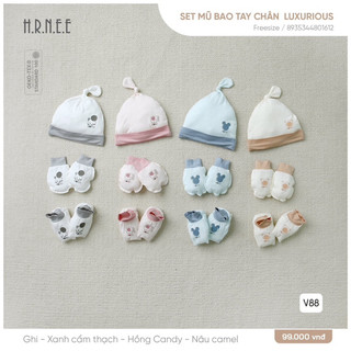 Hrnee - Bộ sơ sinh cài chéo luxurious
