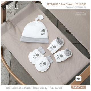 Hrnee - Bộ sơ sinh cài chéo luxurious