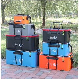 Thùng đựng cá đi câu đa năng gấp gọn siêu bền, thùng đựng cá eva 30cm, 35cm, 40cm, 45cm, 50cm