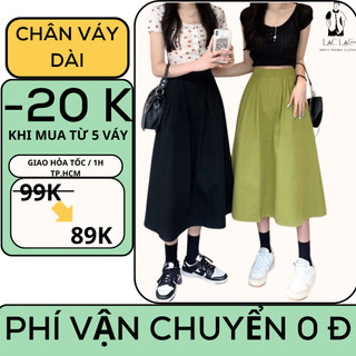 Chân váy dài kaki dạng xòe phong cách hàn quốc , Váy chất liệu kaki dài + lớp lót trong mặc rất xinh xắn , Ms 7