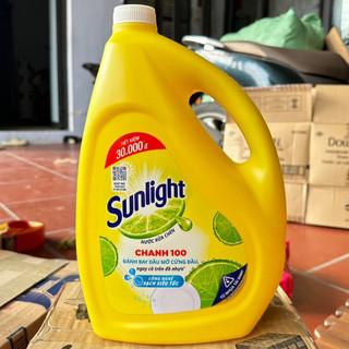 Nước rửa chén bát Sunlight can Chanh 3.6kg