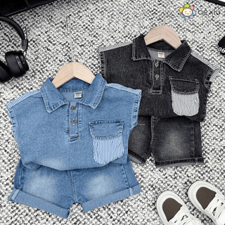  SET bộ JEAN PHỐI KẺ SỌC vải mềm mại LẤY LÊN 1 SIZE với chất liệu jean chính phẩm