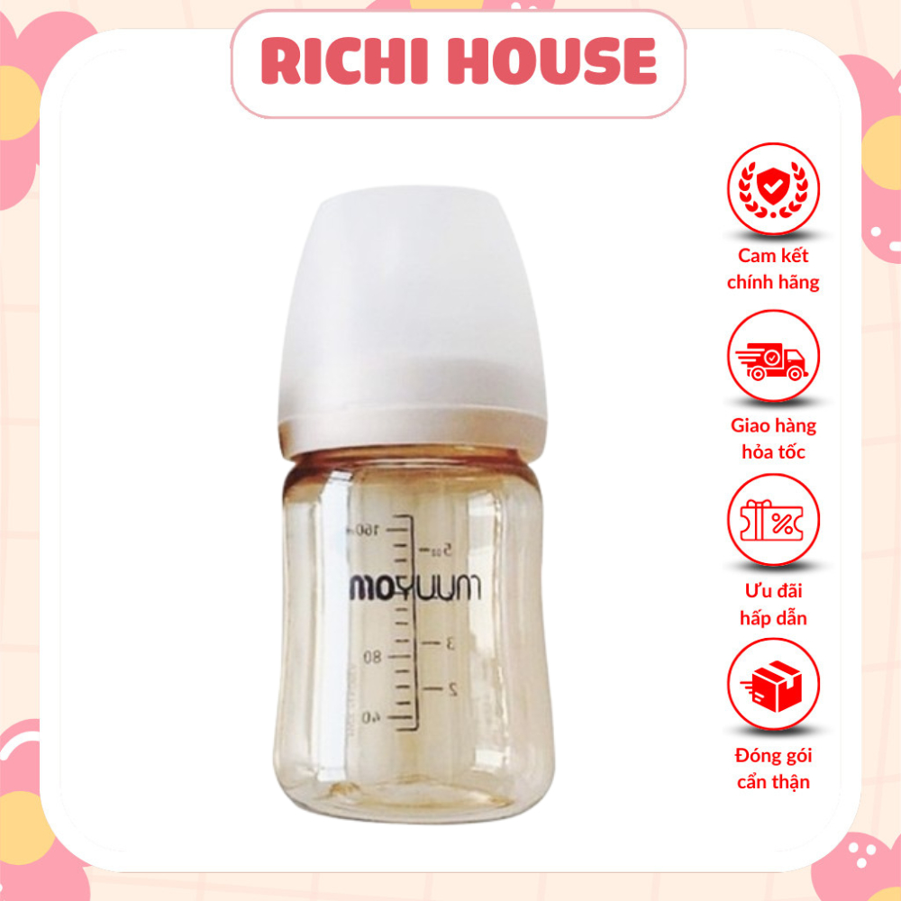 Bình Sữa Nội Địa Hàn Moyuum  - Hàng Chính Hãng - Size 170ml & 270ml