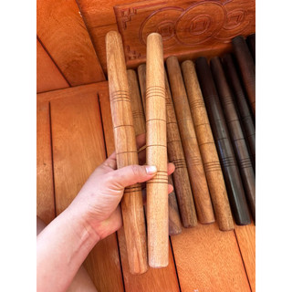 Dùi đánh trống múa lân bằng gỗ camxe