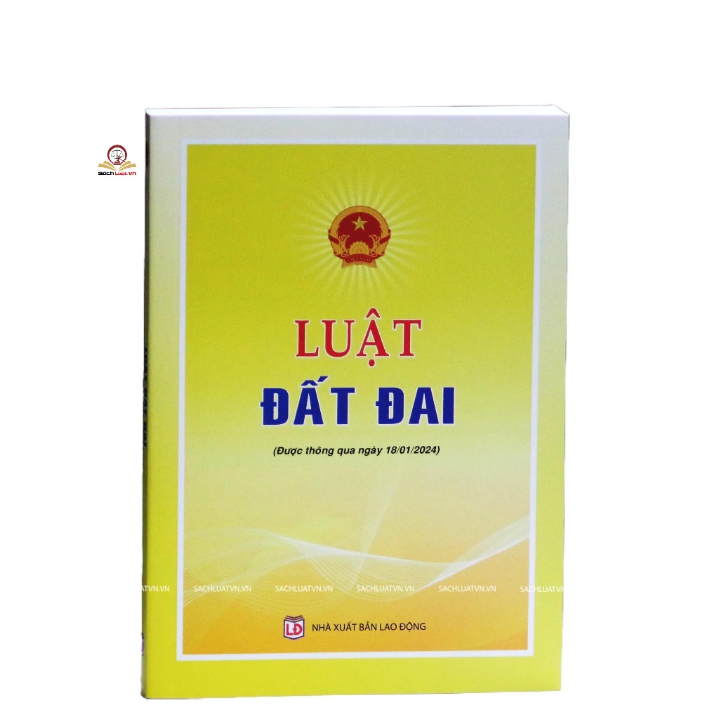 Sách - Luật Đất Đai (Được thông qua ngày 18/01/2024)