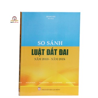 Sách - so sánh luật đất đai năm 2013 - năm 2024